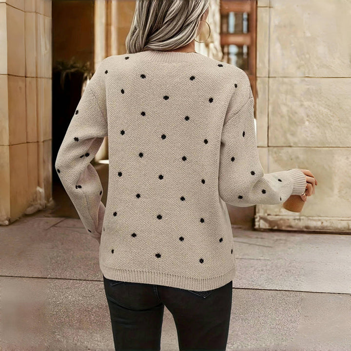Nancy Boutique™ | Polka Dot Knitted Sweater