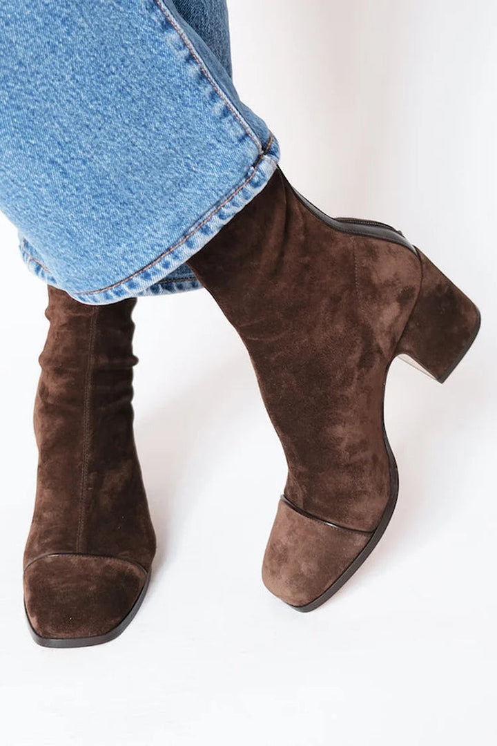 Nancy Boutique| Square toe heeled boots