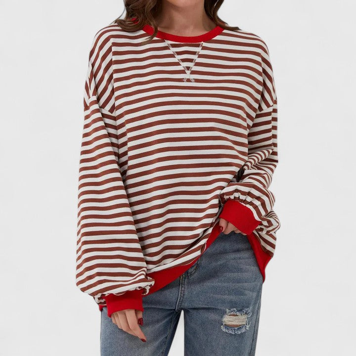 Nancy Boutique™ | Classic Striped Sweater
