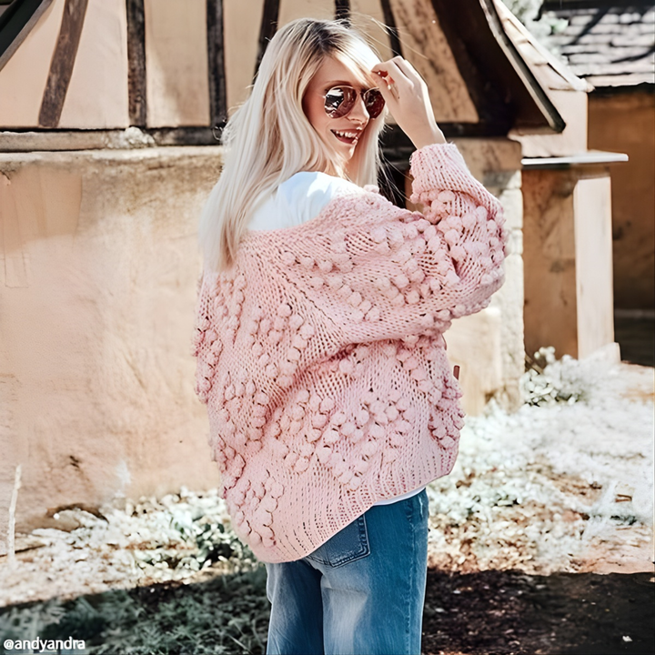 YARA™ - Cozy Long Sleeve Open Front Cardigan