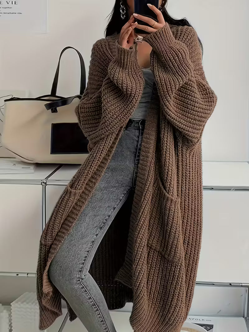 Nancy Boutique™| Long Knitted Cardigan Women