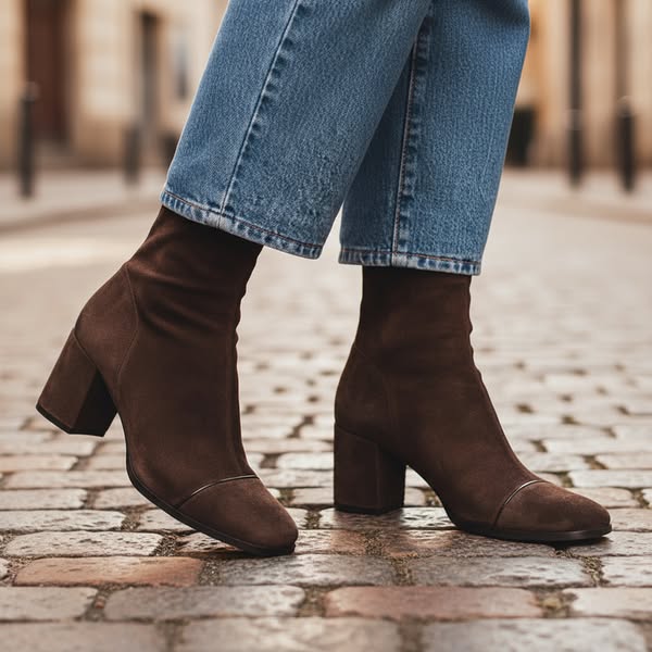 Nancy Boutique| Square toe heeled boots