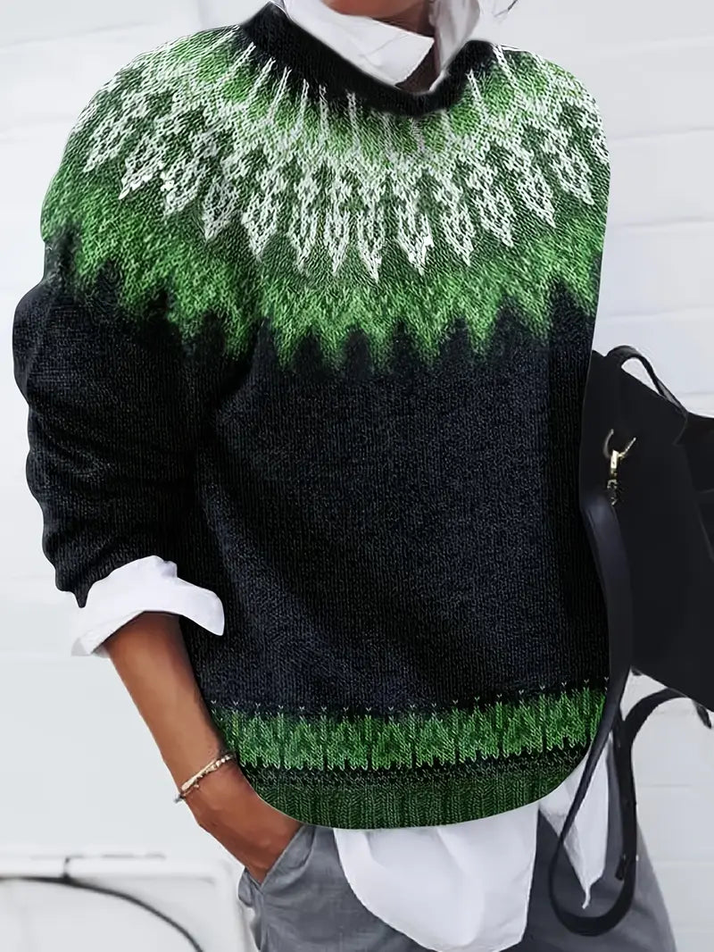 Nancy Boutique™| Nordic Charm Sweater