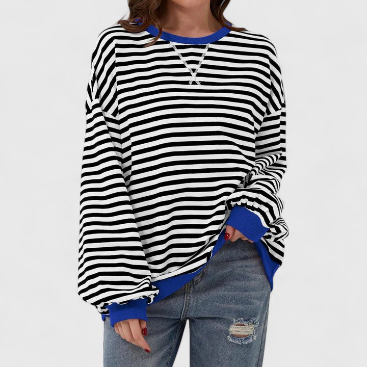 Nancy Boutique™ | Classic Striped Sweater