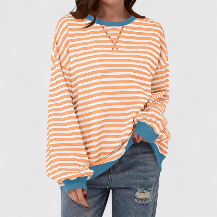 Nancy Boutique™ | Classic Striped Sweater
