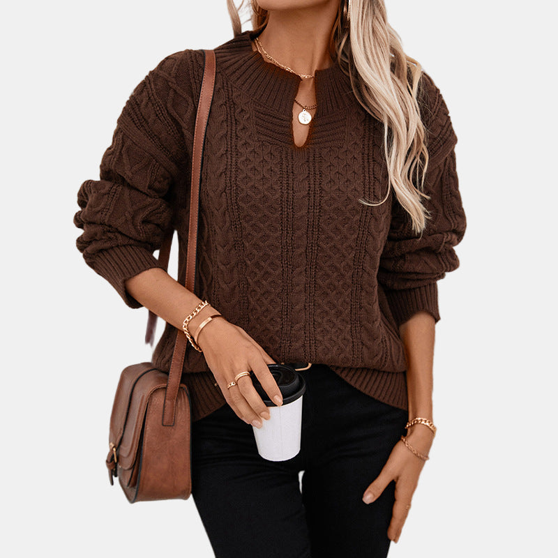 Nancy Boutique™ | Classic Cable Sweater