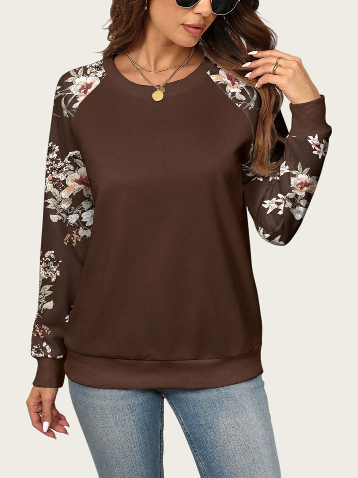 Nancy Boutique™ | Blossom Contrast Sweatshirt