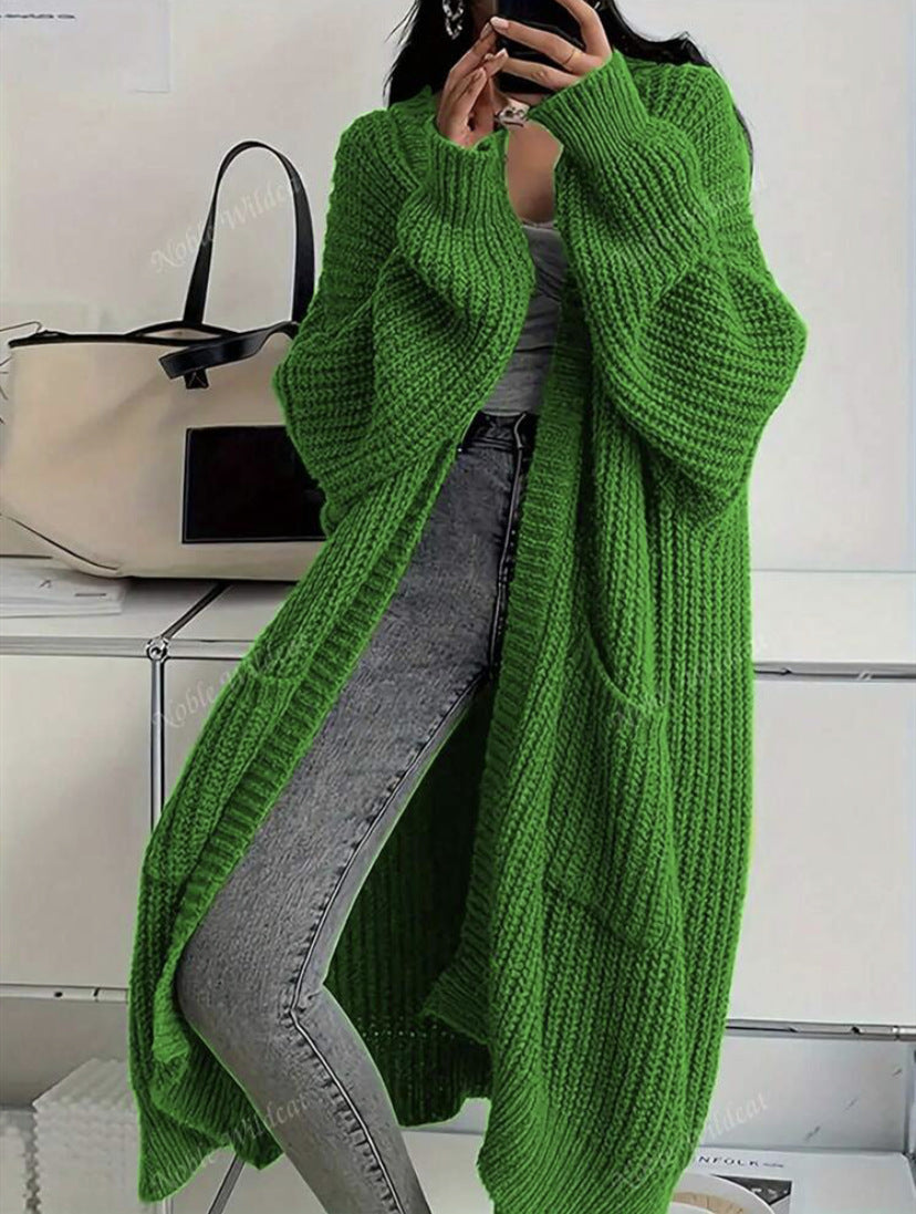 Nancy Boutique™| Long Knitted Cardigan Women