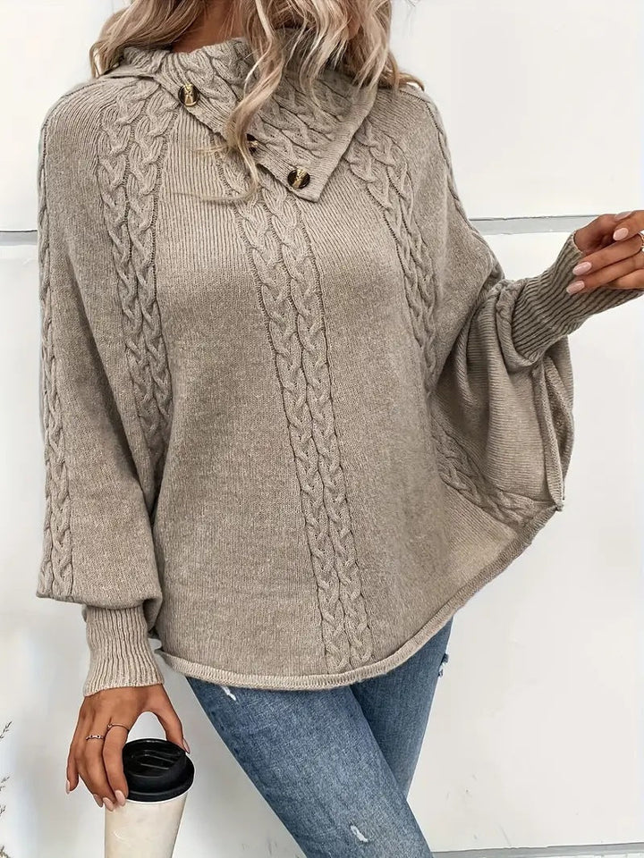Nancy Boutique™ | Cozy Knit Button Sweater