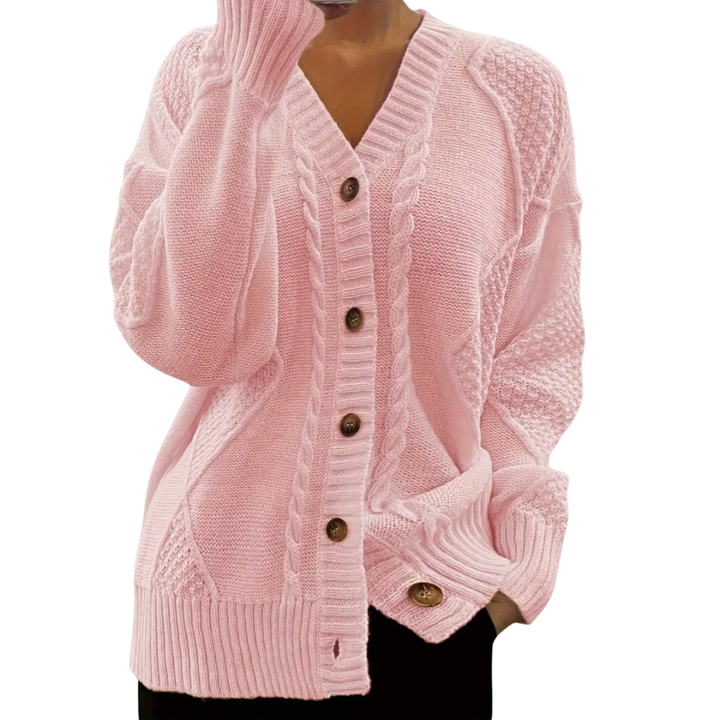 Nancy Boutique™ | Cable Knit Cardigan