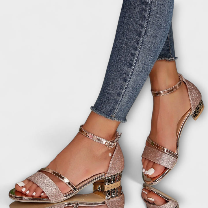 Arielle™ Elegant Block Heel Sandals