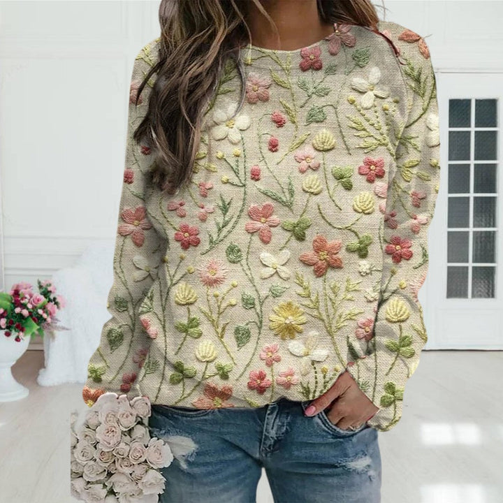 Nancy Boutique™ | Floral Pattern Pullover for Women