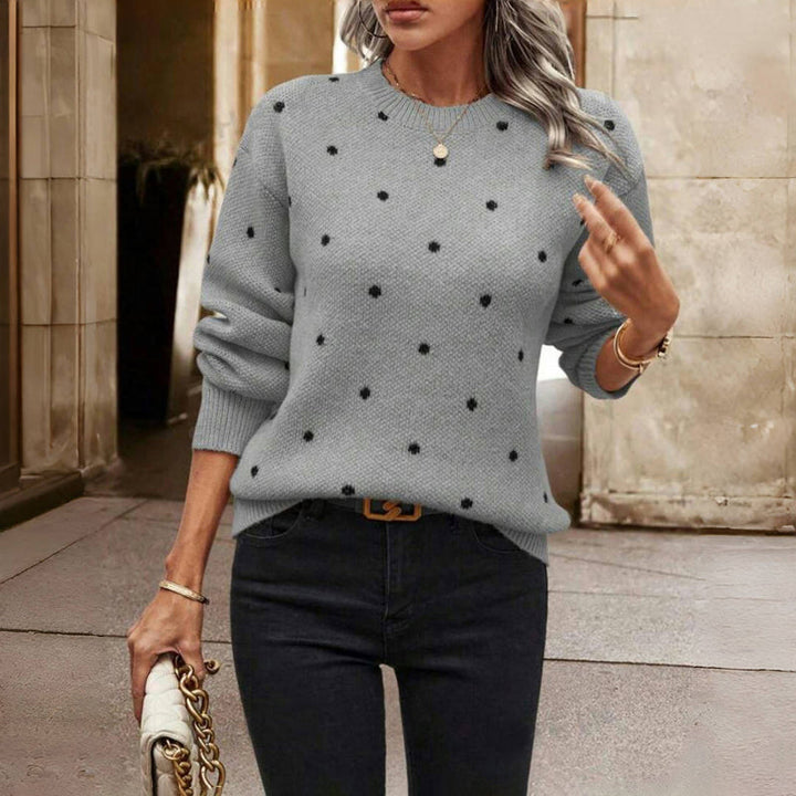 Nancy Boutique™ | Polka Dot Knitted Sweater
