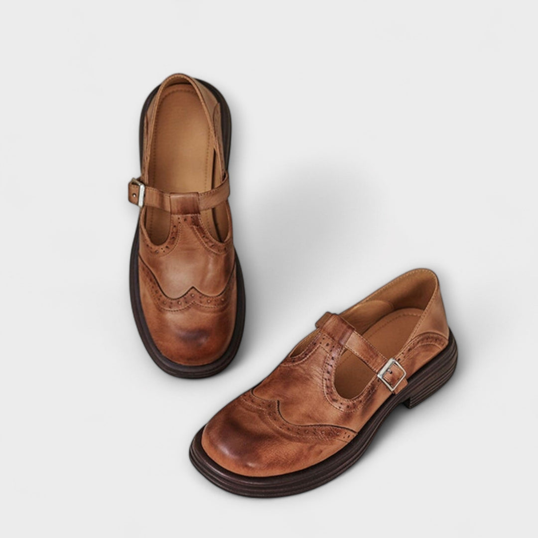 Madeleine™ | Classic Genuine Leather Mary Janes